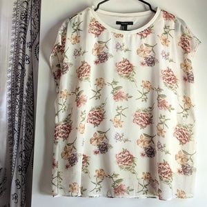NWOT Forever 21 Vintage Floral Blouse SIZE M